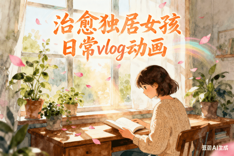 治愈独居女孩日常vlog动画-矩阵联盟