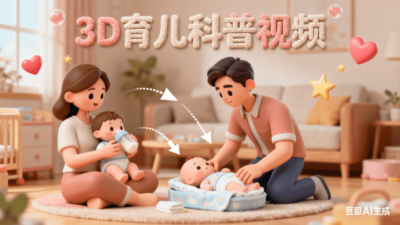 3D育儿科普视频-矩阵联盟