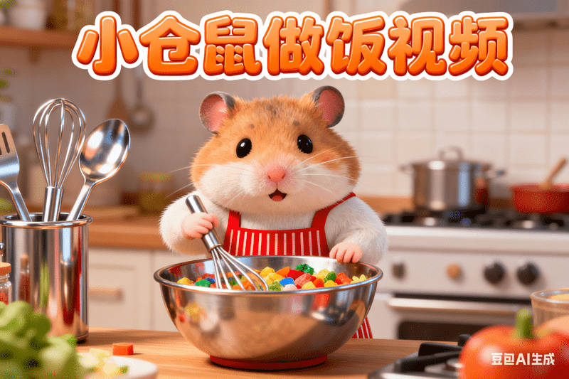 小仓鼠做饭视频-矩阵联盟
