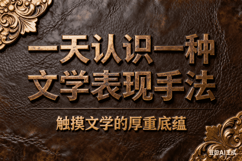 一天认识一种文学表现手法-矩阵联盟