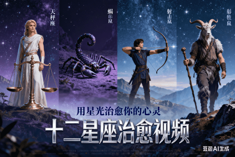 十二星座治愈视频-矩阵联盟