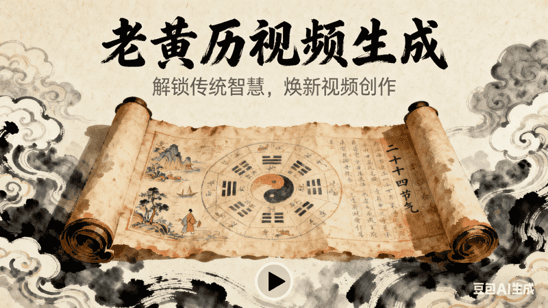 老黄历视频生成-矩阵联盟