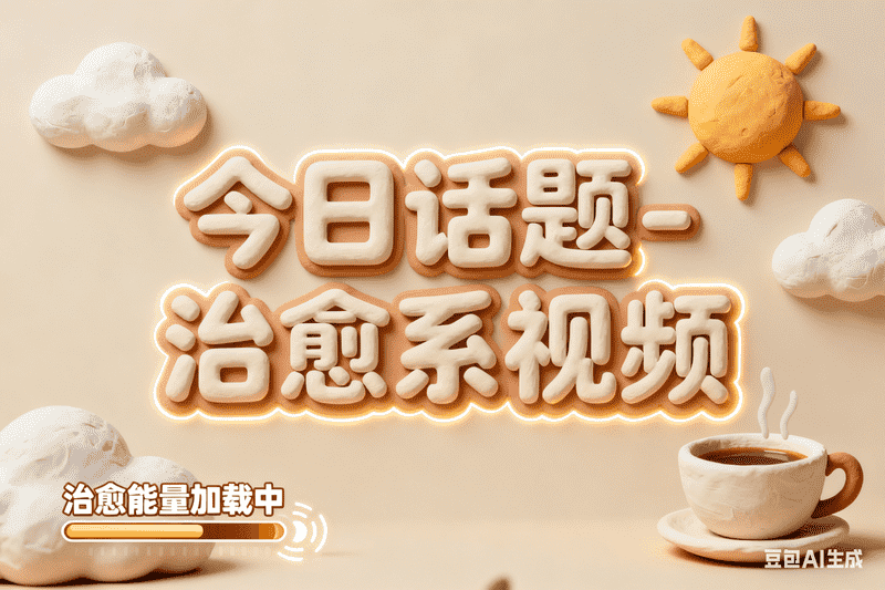 今日话题-治愈系视频（有开头）-矩阵联盟