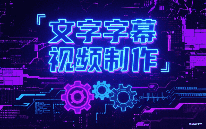 文字字幕视频制作-矩阵联盟