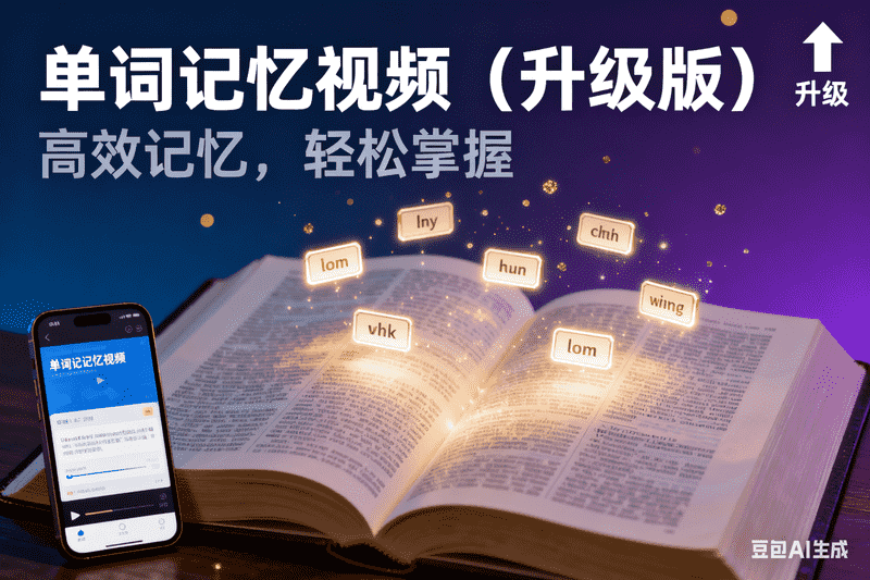 单词记忆视频（升级版）-矩阵联盟
