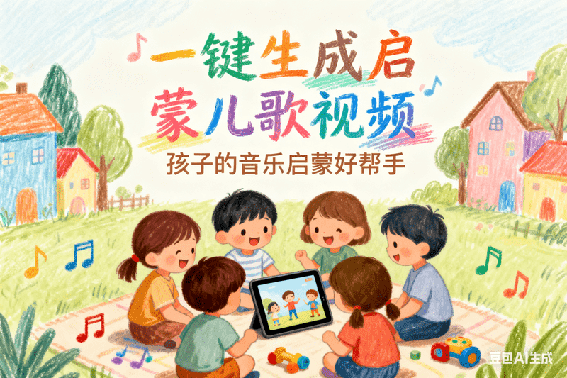 一键生成启蒙儿歌视频-矩阵联盟