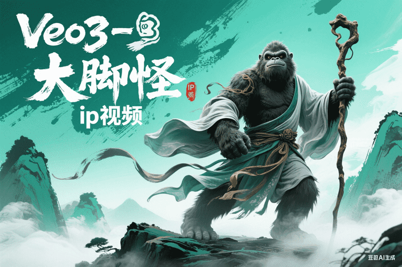 Veo3-大脚怪ip视频-矩阵联盟