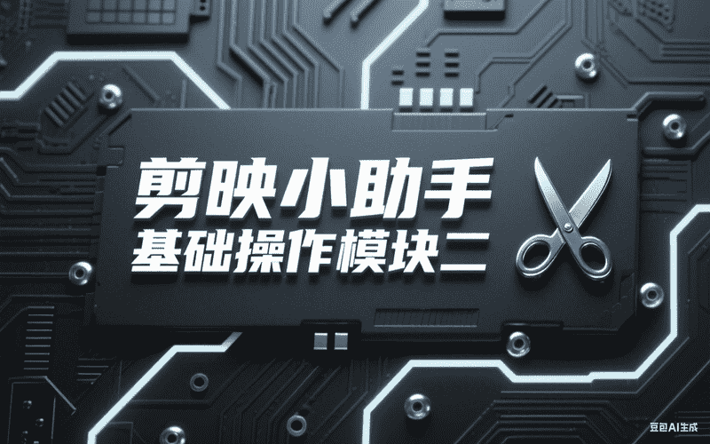 剪映小助手基础操作模块二-矩阵联盟