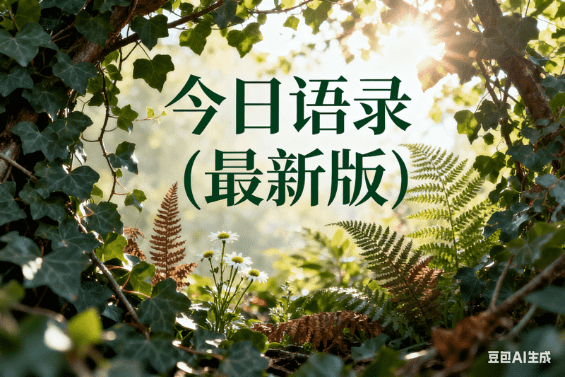 今日语录(最新版)-矩阵联盟