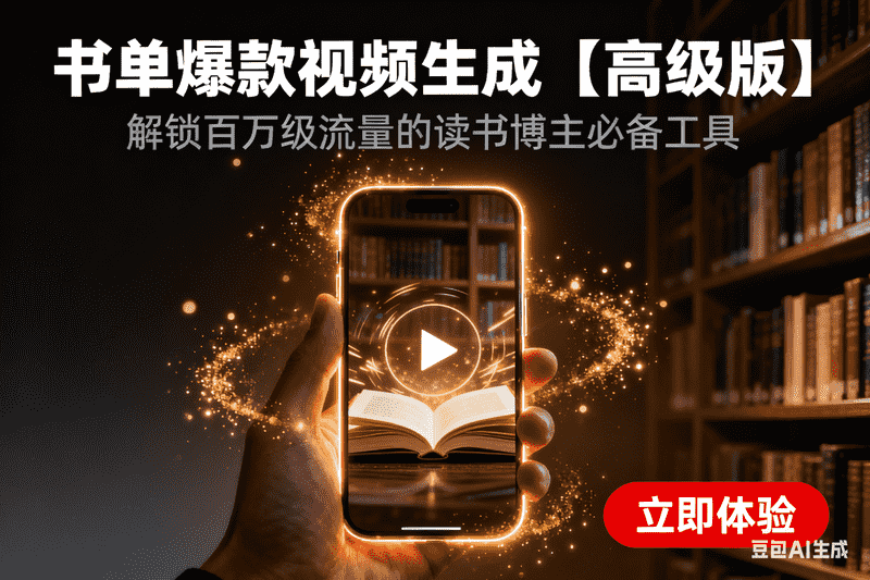 书单爆款视频生成【高级版】-矩阵联盟