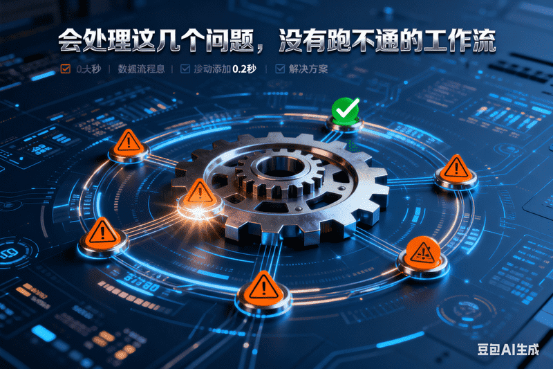 会处理这几个问题，没有跑不通的工作流【！！！重点！！！】-矩阵联盟