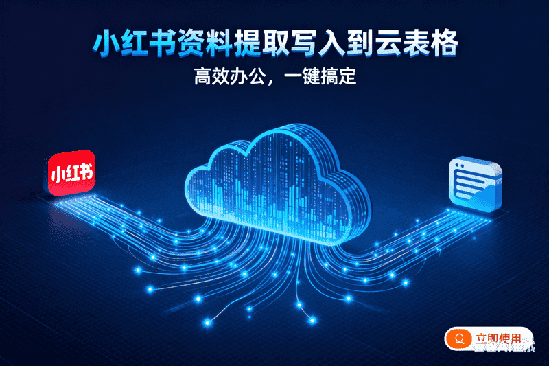 小红书资料提取写入到云表格-矩阵联盟