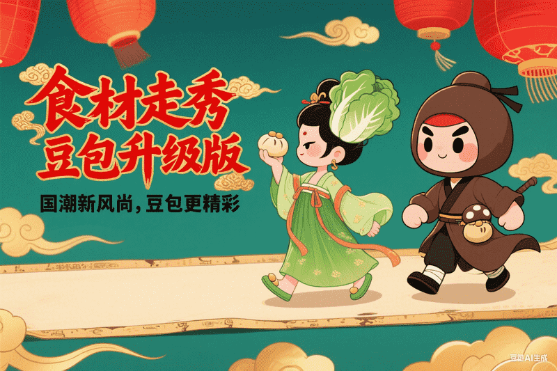 食材走秀豆包升级版-矩阵联盟