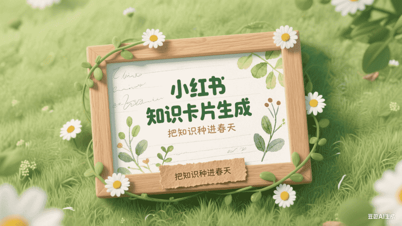 小红书知识卡片生成-矩阵联盟
