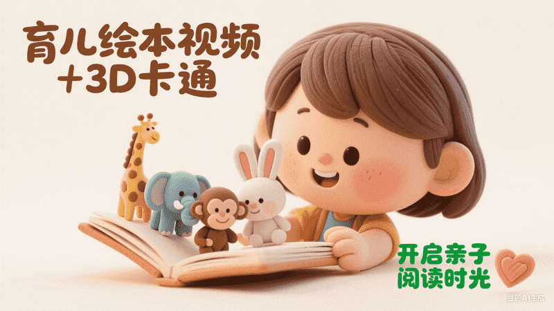 育儿绘本视频｜3D卡通-矩阵联盟