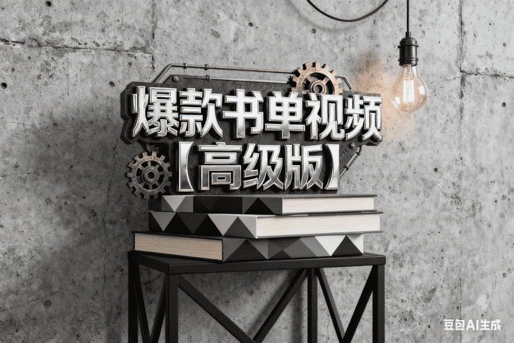 爆款书单视频【高级版】【二改版本】-矩阵联盟