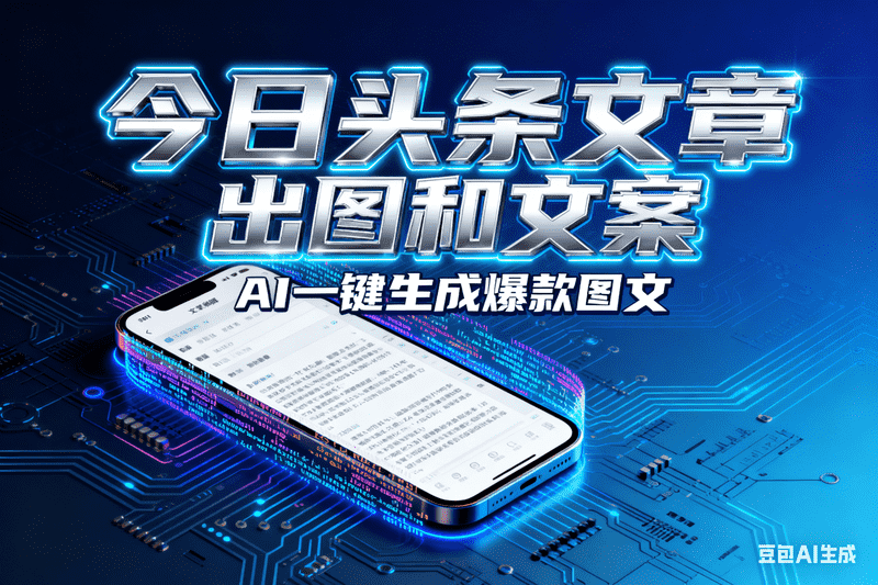 今日头条文章出图和文案-矩阵联盟