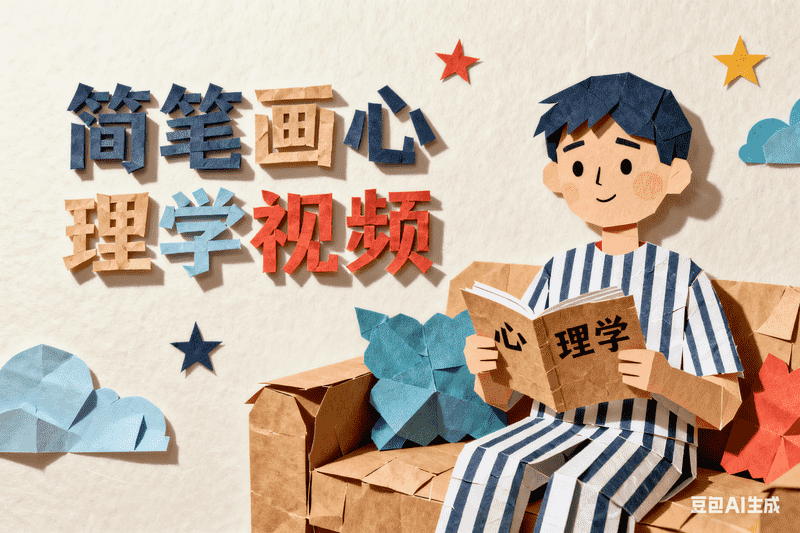 简笔画心理学视频-矩阵联盟