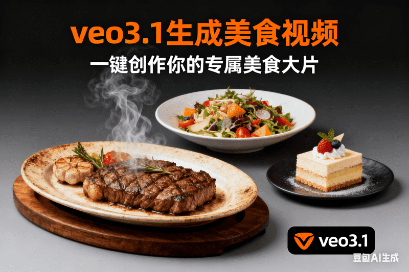 veo3.1生成美食视频-矩阵联盟