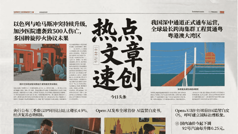 一键生成热门话题文章-矩阵联盟